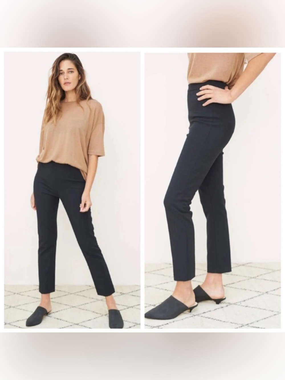 Jenni Kayne Slim Trouser in Black | Size 6